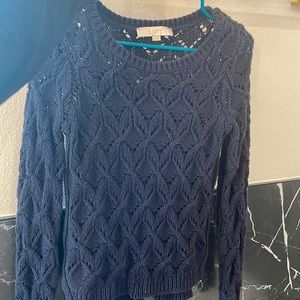 Ann Taylor LOFT Navy Sweater